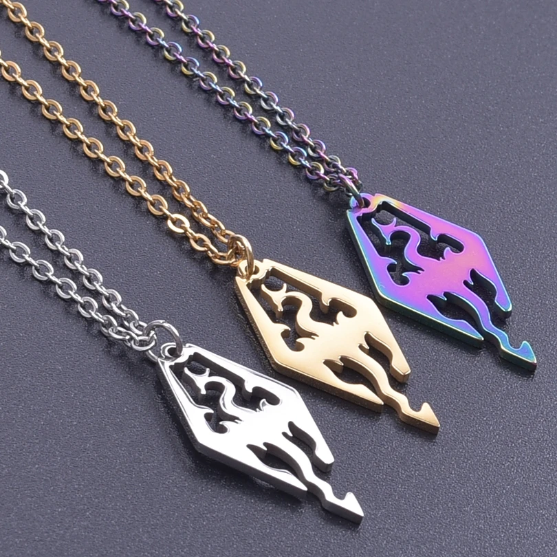 Wings Dragon Pendants Necklace Chain On The Neck Decoration Stainless Steel Necklaces For Women/Men Jewelry Vintage Accessories
Wings Dragon Pendants Necklace Chain On The Neck Decoration Stainless Steel Necklaces For Women/Men Jewelry Vintage Accessories
