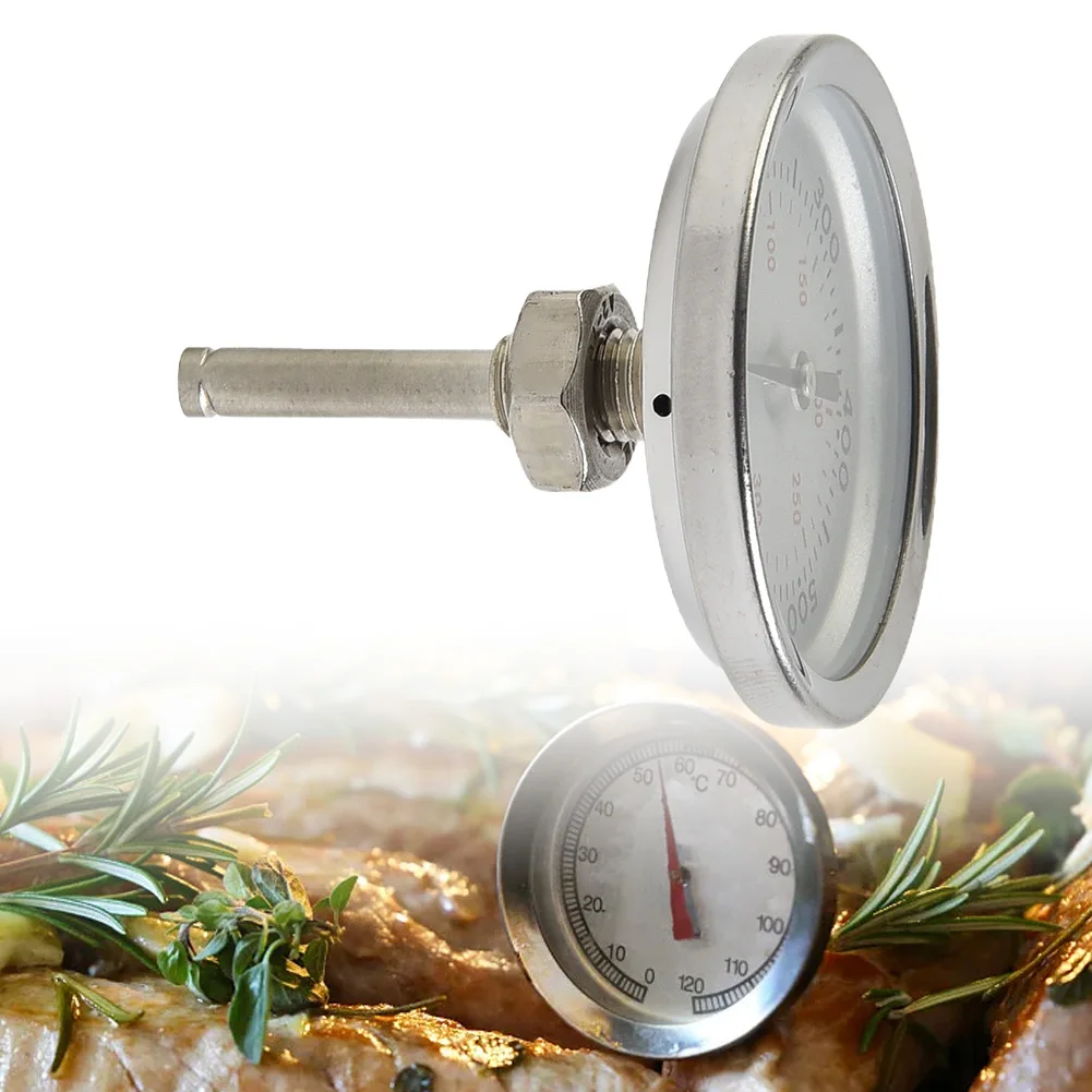 Grill Thermometer. Thermometer 1 Pcs 46mm Head Diameter Kitchen Tools Lid Thermometer Stainless Steel High Quality
Grill Thermometer. Thermometer 1 Pcs 46mm Head Diameter Kitchen Tools Lid Thermometer Stainless Steel High Quality
