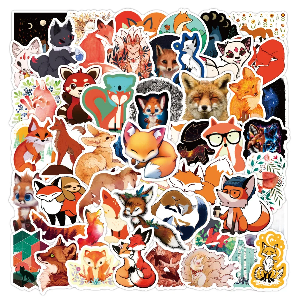 10/30/50pcs Lovely Fox Stickers Children Stationary Notebook Refrigerator Kawaii Vinyl Decal DIY Sticker for Kids Girls Toy Gift
10/30/50pcs Lovely Fox Stickers Children Stationary Notebook Refrigerator Kawaii Vinyl Decal DIY Sticker for Kids Girls Toy Gift