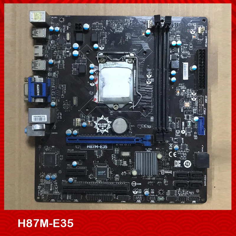 Original Desktop Motherboard For Msi H87M-E35 LGA1150 DDR3 16GB PCI-E 3.0 SATA3 USB2.0/3.0 DVI+VGA MicroATX Fully Tested
Original Desktop Motherboard For Msi H87M-E35 LGA1150 DDR3 16GB PCI-E 3.0 SATA3 USB2.0/3.0 DVI+VGA MicroATX Fully Tested