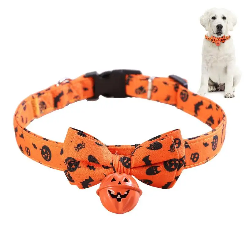 Halloween Dog Collar Cute Halloween Dog Neck Ties With Bow Tie Bell Halloween Dog Necklace Puppy Cats Small Dogs Bow Hallowmas
Halloween Dog Collar Cute Halloween Dog Neck Ties With Bow Tie Bell Halloween Dog Necklace Puppy Cats Small Dogs Bow Hallowmas