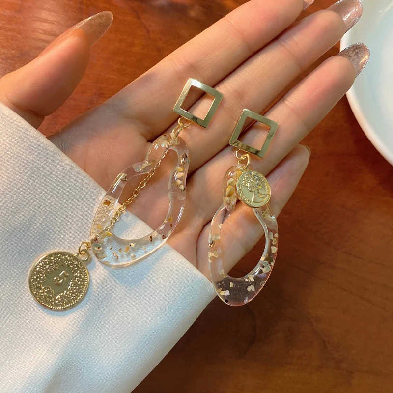 S925 Silver Coin Portrait Needle Long Tassel Asymmetric Geometric Earrings Fashion Personality Trendy Earrings 3910
S925 Silver Coin Portrait Needle Long Tassel Asymmetric Geometric Earrings Fashion Personality Trendy Earrings 3910