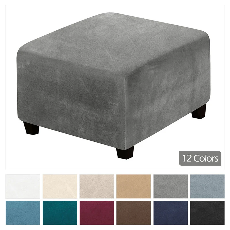 Velvet Fabric Square Footrest Cover Stretch Slipcovers Rectangle Ottoman Sofa Soft Slipcovers Larger Size Bedroom Protect Cover
Velvet Fabric Square Footrest Cover Stretch Slipcovers Rectangle Ottoman Sofa Soft Slipcovers Larger Size Bedroom Protect Cover