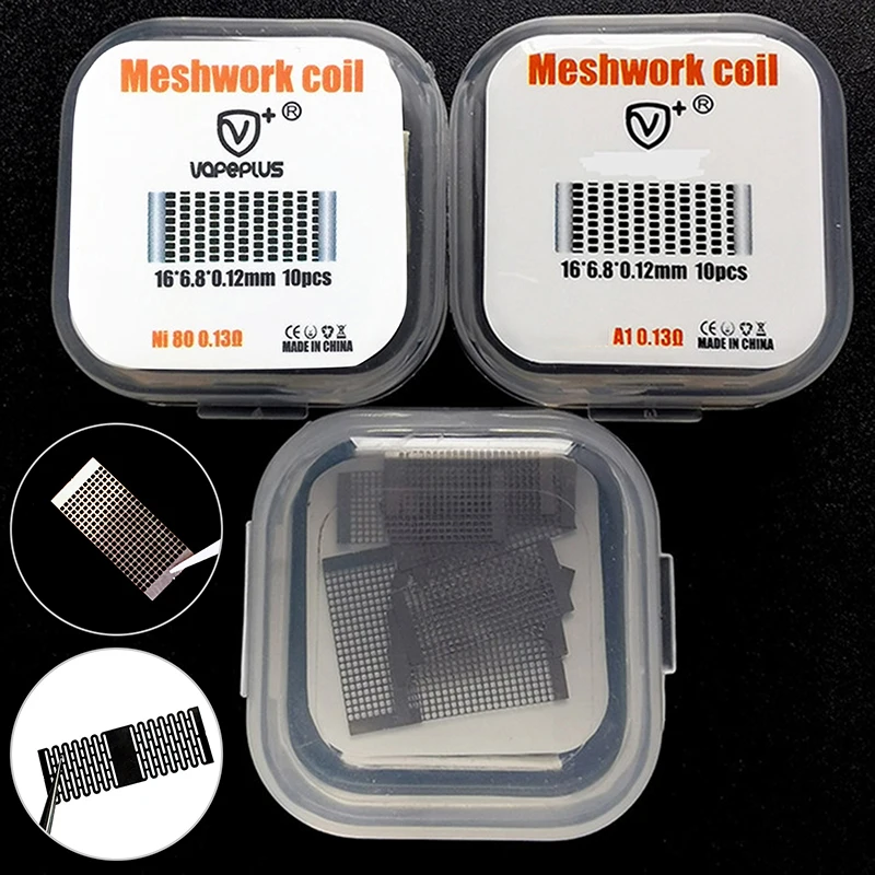 10pcs Meshwork SS3316 Ni80 A1 Coil 0.13ohm Wire For Mesh V2 RDA Kylin M RTA DIY Tools
10pcs Meshwork SS3316 Ni80 A1 Coil 0.13ohm Wire For Mesh V2 RDA Kylin M RTA DIY Tools