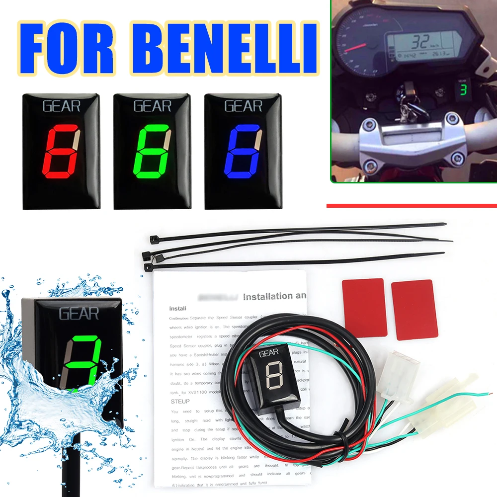 For Benelli TNT125 BJ125-3E TNT 125 BJ-125-3E Motorcycle Accessories Gear Indicator Display Direct Mount Speed Digital Meter
For Benelli TNT125 BJ125-3E TNT 125 BJ-125-3E Motorcycle Accessories Gear Indicator Display Direct Mount Speed Digital Meter
