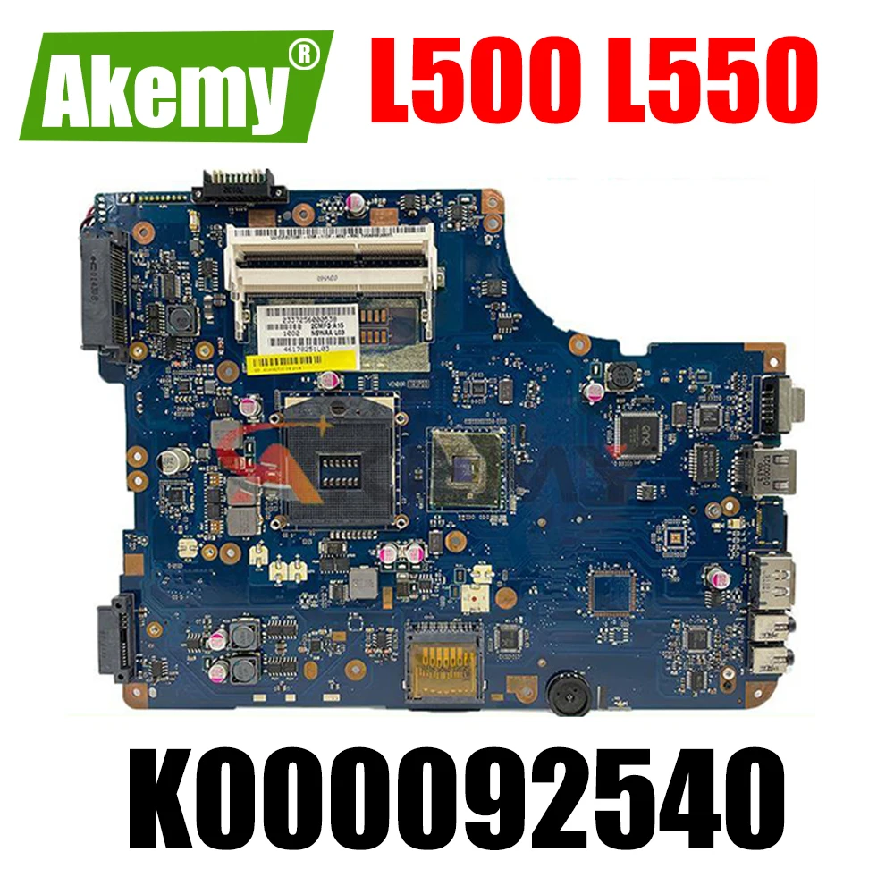 Материнская плата для ноутбука Toshiba Satellite L500 L550, 15,6 дюйма, HM55, DDR3, K000092540
Материнская плата для ноутбука Toshiba Satellite L500 L550, 15,6 дюйма, HM55, DDR3, K000092540