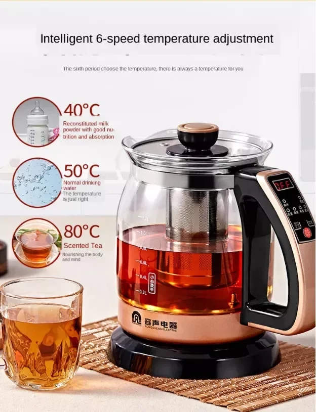 in Appliance Automatic Kettle Health Care Thick Glass Teapot Teapot Insulation Tea Maker Water Boiling Cooker air fryer hom
in Appliance Automatic Kettle Health Care Thick Glass Teapot Teapot Insulation Tea Maker Water Boiling Cooker air fryer hom