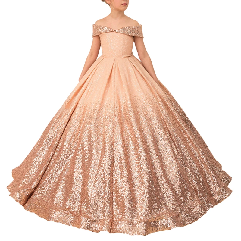 Золотое платье принцессы для девочек, блестящее платье с цветочным рисунком для девочек, свадебное платье с блестками и бантом, Детские Платья с цветочным рисунком для девочек
Золотое платье принцессы для девочек, блестящее платье с цветочным рисунком для девочек, свадебное платье с блестками и бантом, Детские Платья с цветочным рисунком для девочек