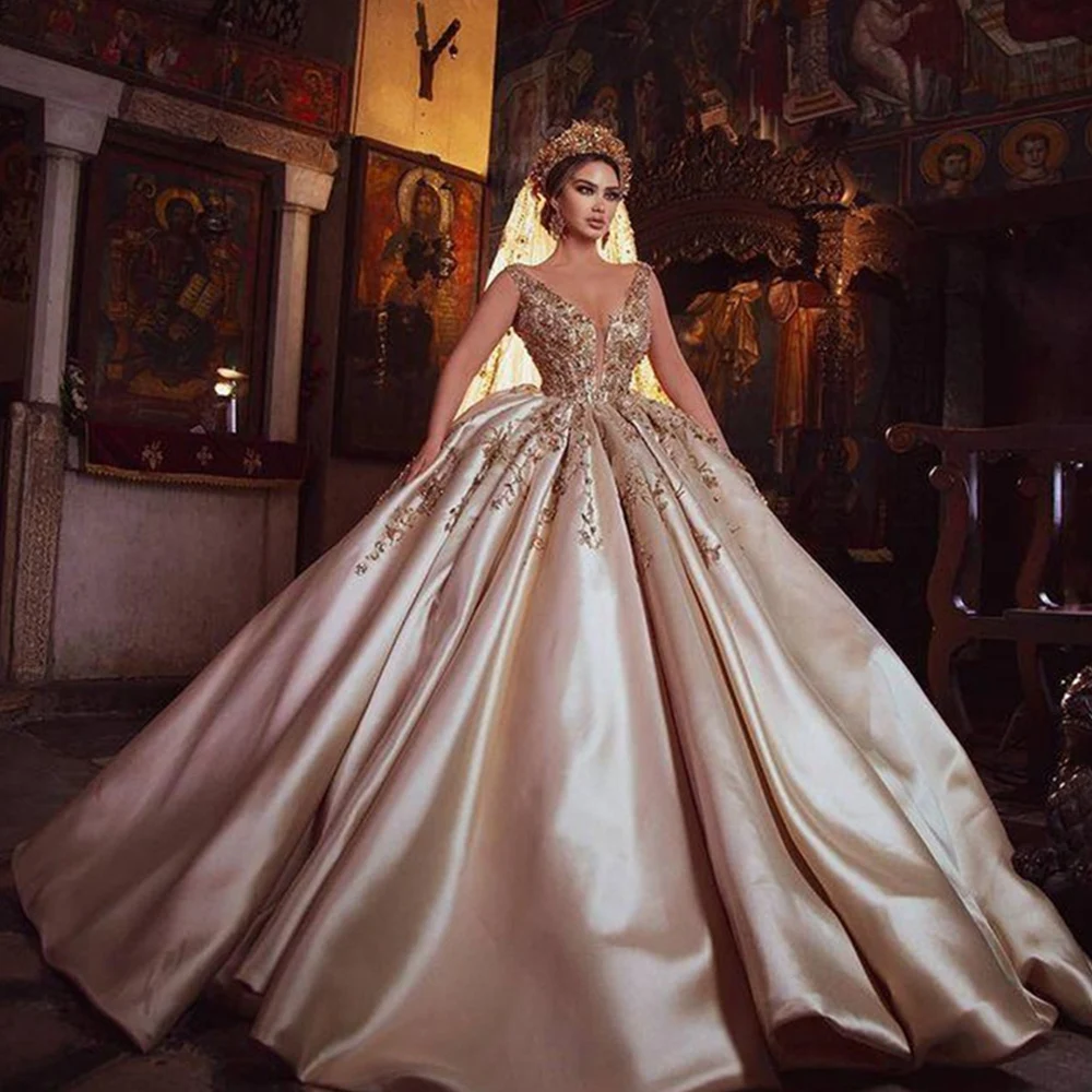 Hochzeitskleid Off the Shoulder Vintage Satin Wedding Dress Lace Up Back Gorgeous Robe De Mariage Beading Pearls Bridal Gowns
Hochzeitskleid Off the Shoulder Vintage Satin Wedding Dress Lace Up Back Gorgeous Robe De Mariage Beading Pearls Bridal Gowns