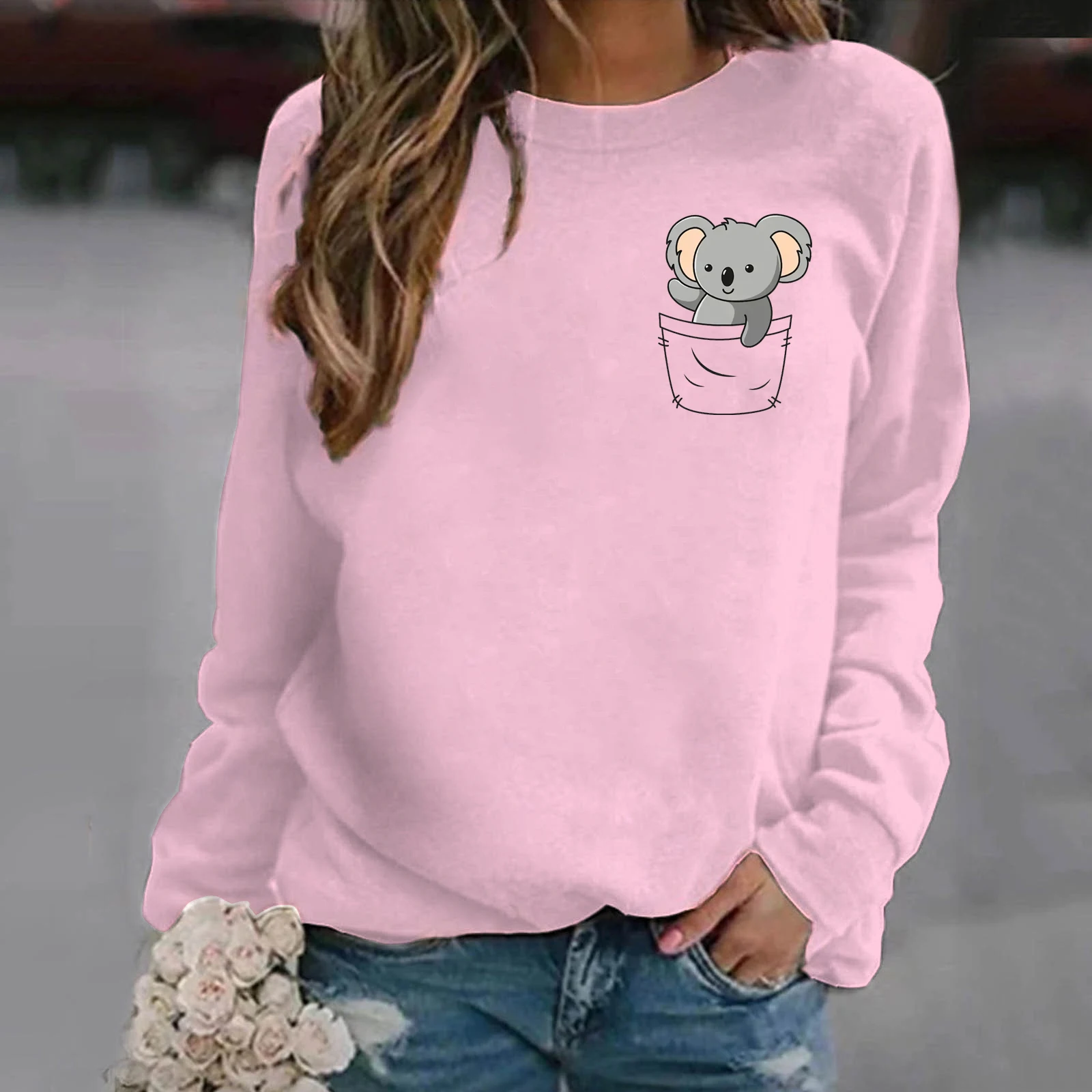Koala Baby Print Women's Hoodie Harajuku Cartoon Womens Sweatshirt with Hoody Aesthetics Loose Hoody Long Sleeve Fashion Clothes
Koala Baby Print Women's Hoodie Harajuku Cartoon Womens Sweatshirt with Hoody Aesthetics Loose Hoody Long Sleeve Fashion Clothes