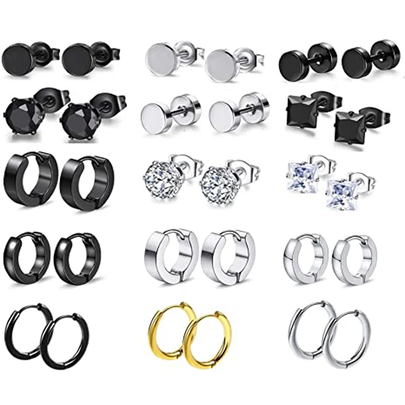 Серьги-гвоздики из нержавеющей стали, 10 пар
Серьги-гвоздики из нержавеющей стали, 10 пар