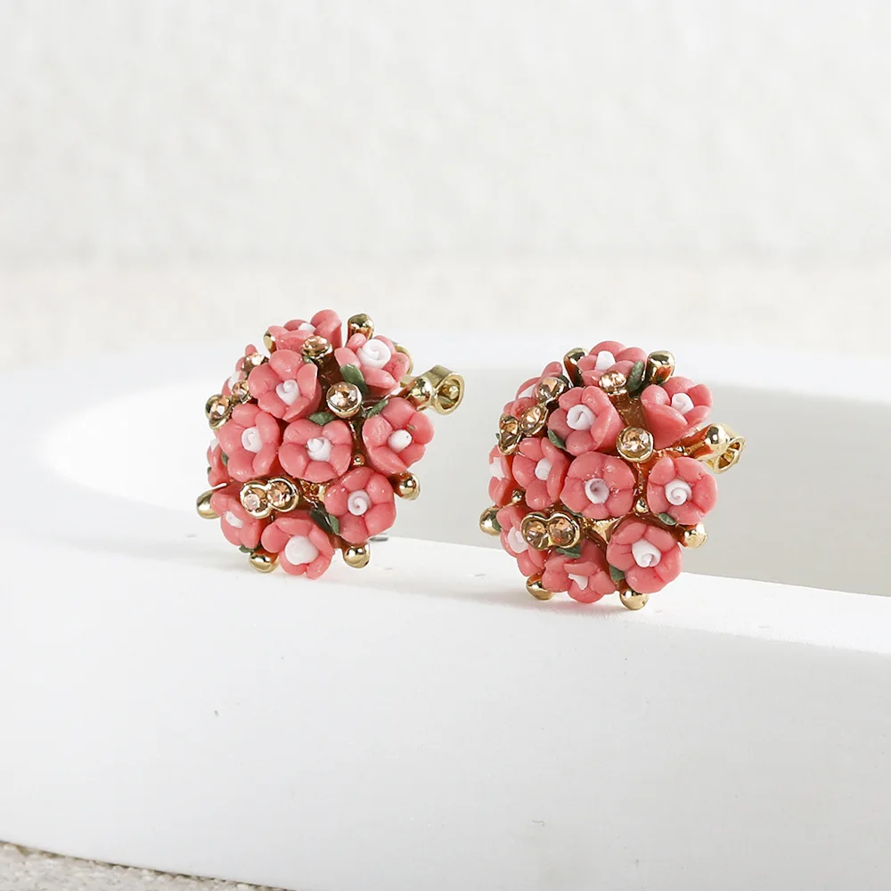 Minar Temperament Orange Color Ceramic Flower Drop Dangle Earrings for Women Wholesale Gold Color Alloy Floral Hanging Earring
Minar Temperament Orange Color Ceramic Flower Drop Dangle Earrings for Women Wholesale Gold Color Alloy Floral Hanging Earring