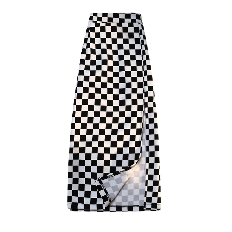 2022 Summer New Plaid A-LINE Casual Side Split Long Skirts for Women Retro Vintage Fashion Zipper Streetwear Harajuku Skirt
2022 Summer New Plaid A-LINE Casual Side Split Long Skirts for Women Retro Vintage Fashion Zipper Streetwear Harajuku Skirt