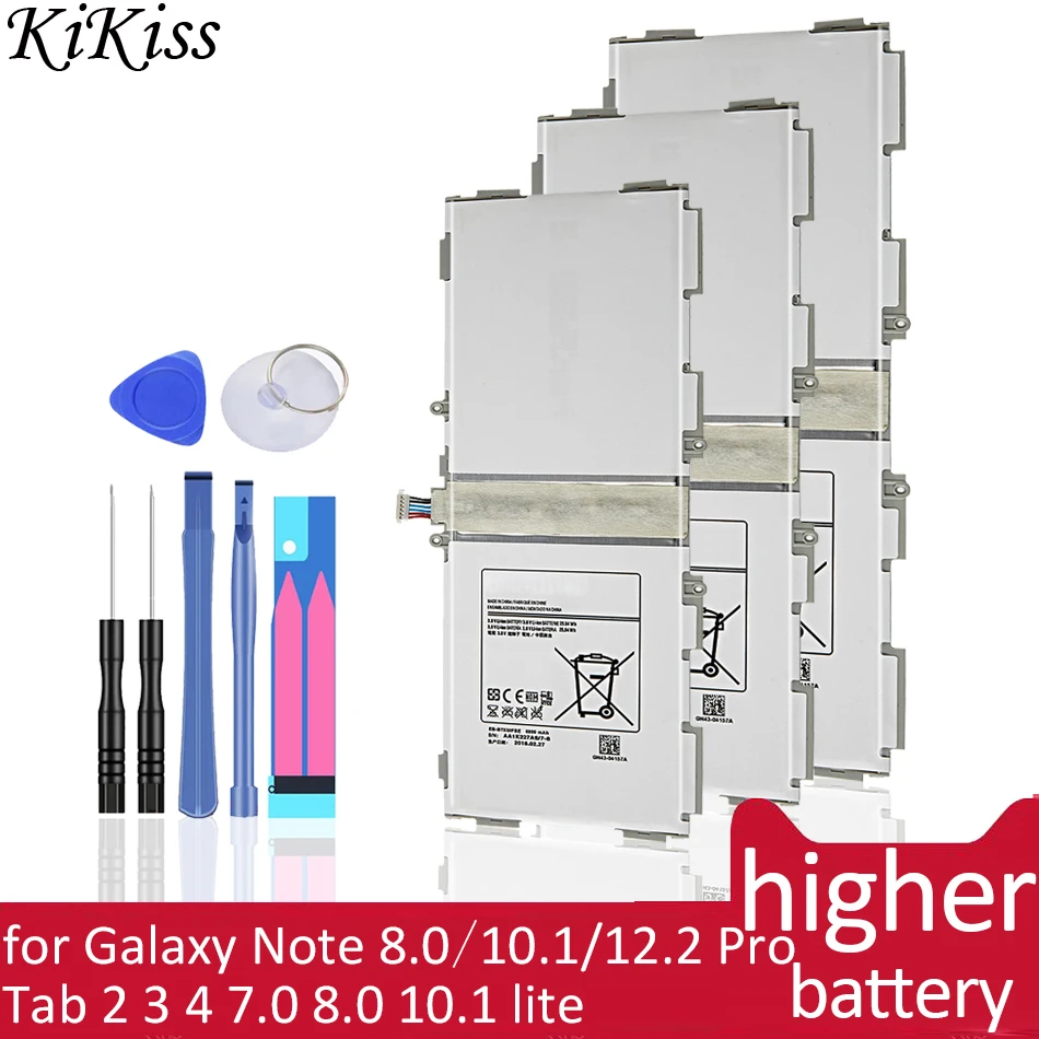 Battery For Samsung Galaxy Note 8.0 10.1 12.2 Pro/Tab 2 3 4 7.0 8.0 10.1 lite Edition SM T530 T531 T535 T533 P600 P601 P605 T310
Battery For Samsung Galaxy Note 8.0 10.1 12.2 Pro/Tab 2 3 4 7.0 8.0 10.1 lite Edition SM T530 T531 T535 T533 P600 P601 P605 T310