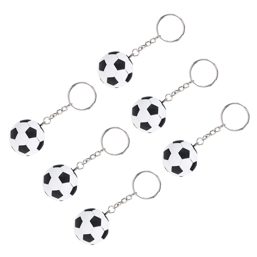 6 Pcs 4CM Soccer Keychains Party Favors and School Prizes Gift for Student Children Teenagers (Black)
6 Pcs 4CM Soccer Keychains Party Favors and School Prizes Gift for Student Children Teenagers (Black)
