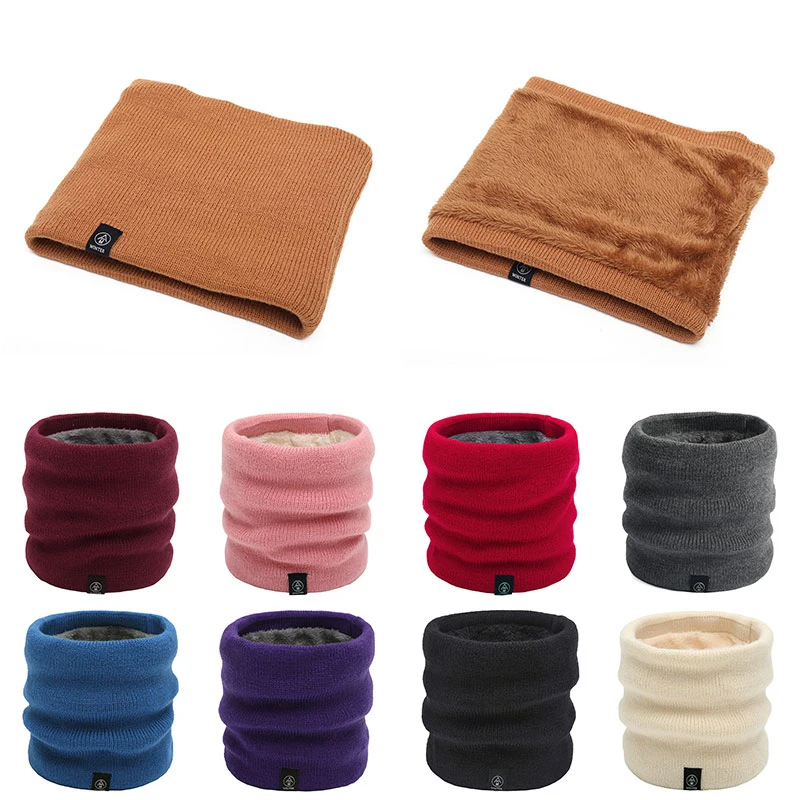 Plus Fleece Unisex Neck Scarf Pure Color Snood Scarves Woolen Fur Thick Headband Winter Warm Knitted Scarf Decorative Scarf
Plus Fleece Unisex Neck Scarf Pure Color Snood Scarves Woolen Fur Thick Headband Winter Warm Knitted Scarf Decorative Scarf