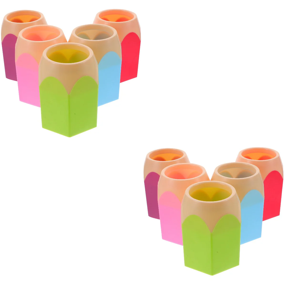 10 Pcs Color Contrast Pen Holder Cute Office Desk Classroom Kid Pencils Makeup Brush
10 Pcs Color Contrast Pen Holder Cute Office Desk Classroom Kid Pencils Makeup Brush