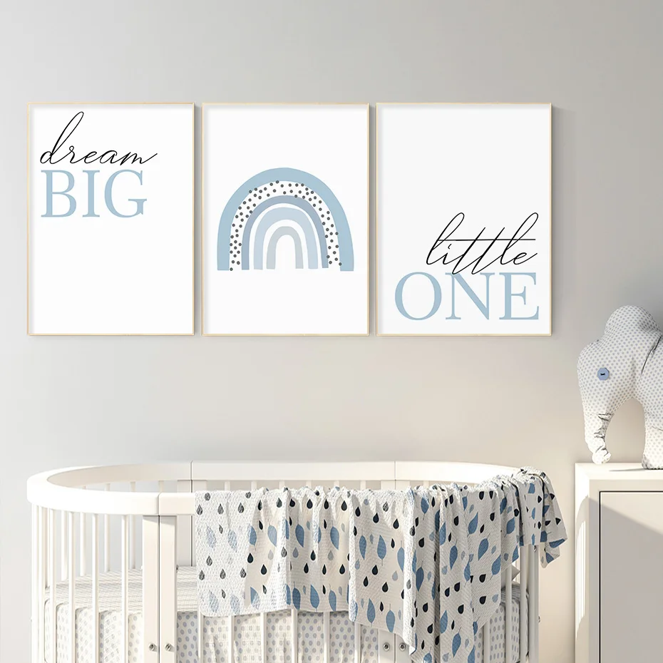 Modern Cartoon Rainbow Canvas Painting, Blue Nursery Wall Art, Pictures Posters for Kids Bedroom, Interior Home Decoration
Modern Cartoon Rainbow Canvas Painting, Blue Nursery Wall Art, Pictures Posters for Kids Bedroom, Interior Home Decoration