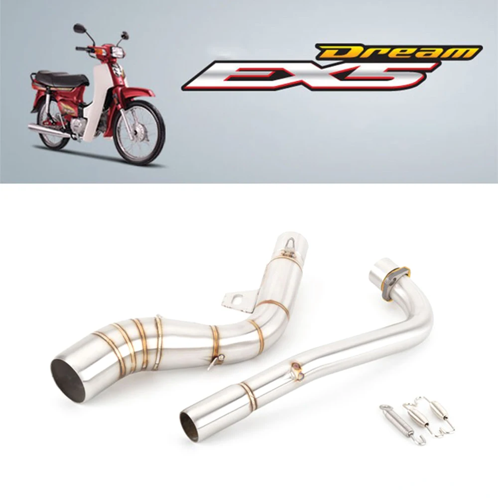 Ex5 Dream Stainless Steel Pipes Slip-on Elbow For HONDA Ex5 Dream Middle Link Pipe Motorcycle Exhaust Pipe Muffler 
Ex5 Dream Stainless Steel Pipes Slip-on Elbow For HONDA Ex5 Dream Middle Link Pipe Motorcycle Exhaust Pipe Muffler