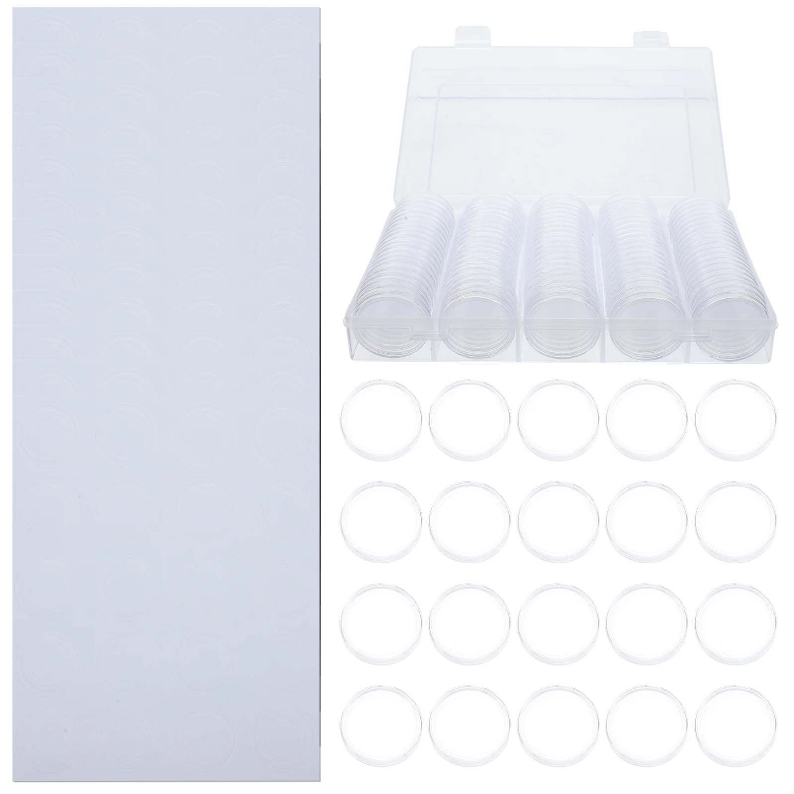 Coin Collection Supplies Storage Accessory Collecting Case Plastic Organizer Box Single Container
Coin Collection Supplies Storage Accessory Collecting Case Plastic Organizer Box Single Container