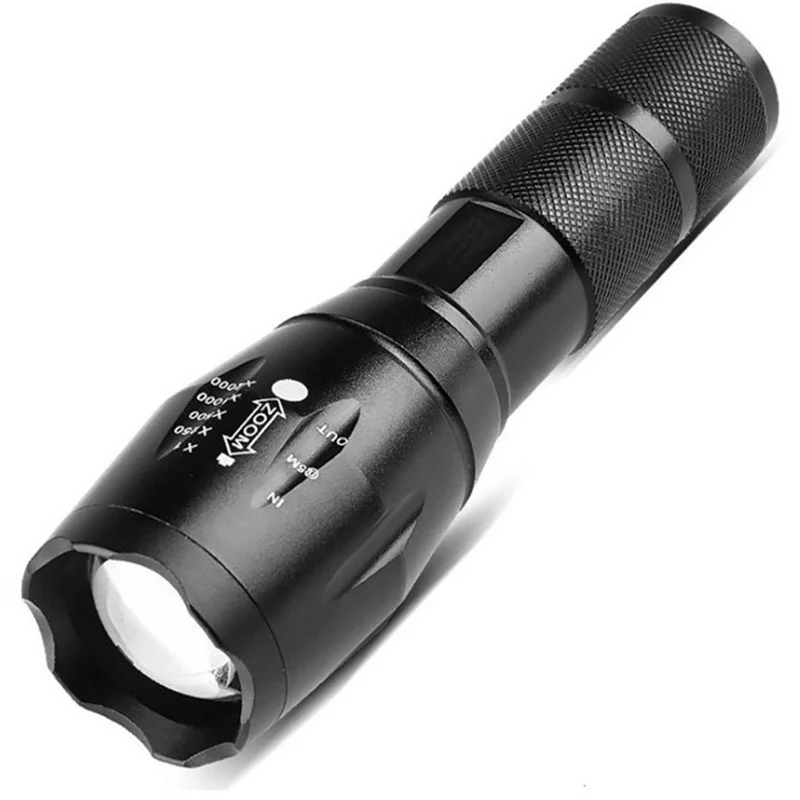 T6 LED Flashlight Rechargeable Zoom Aluminum Alloy Telescopic Focusing Flashlight Mini Power Portable Outdoor Camping Torch Lamp
T6 LED Flashlight Rechargeable Zoom Aluminum Alloy Telescopic Focusing Flashlight Mini Power Portable Outdoor Camping Torch Lamp