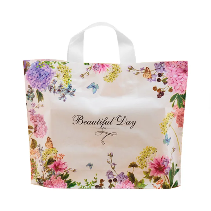 50pcs Thicken Plastic Packaging Bag For Clothing Party Gift Jewelry Bags Flower Printed Gift Handle Bags
50pcs Thicken Plastic Packaging Bag For Clothing Party Gift Jewelry Bags Flower Printed Gift Handle Bags