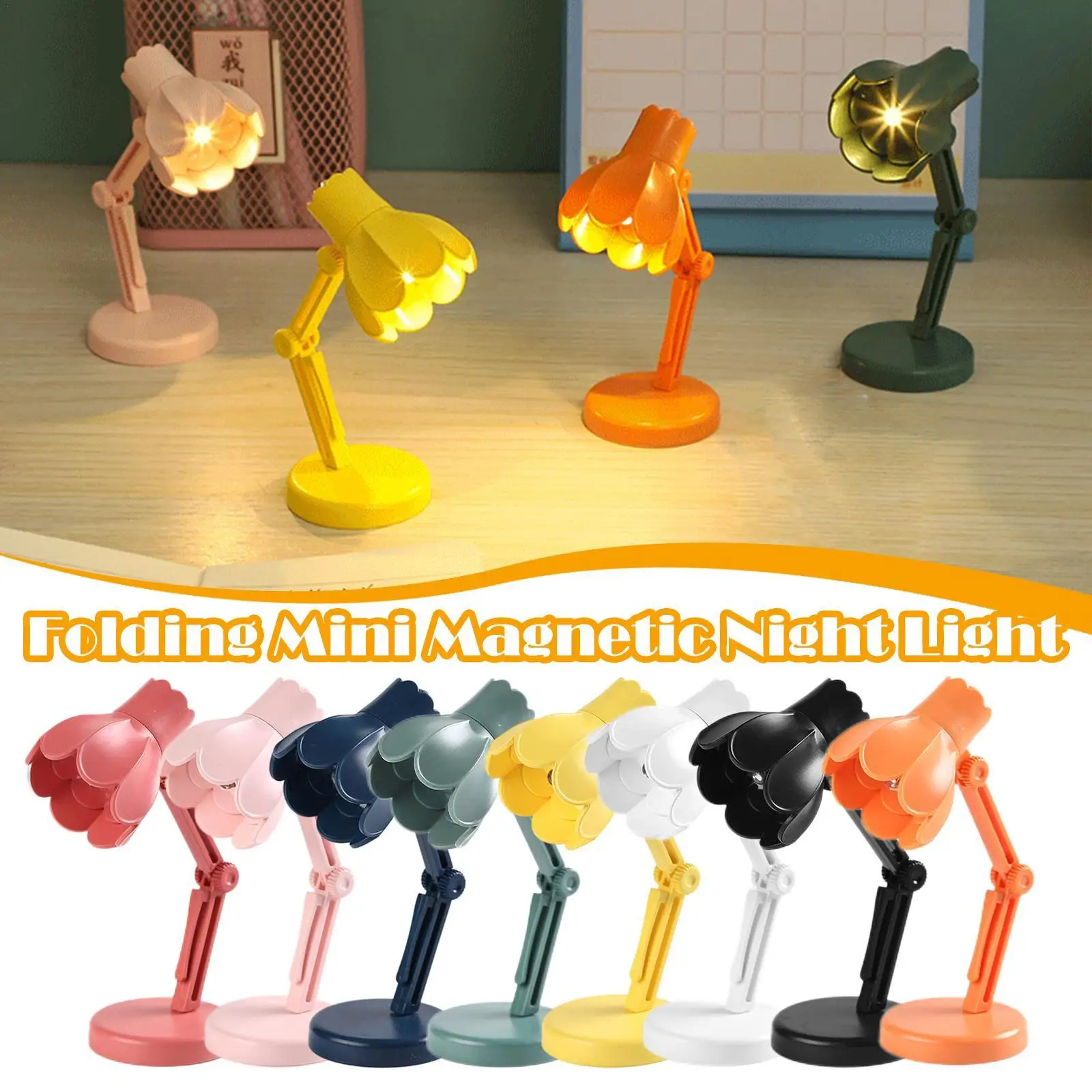 Mini Magnetic Night Light Led Desk Lamp Switch Foldable Table Lamp Bedside Reading Eye Protection Night Light DC 2W
Mini Magnetic Night Light Led Desk Lamp Switch Foldable Table Lamp Bedside Reading Eye Protection Night Light DC 2W