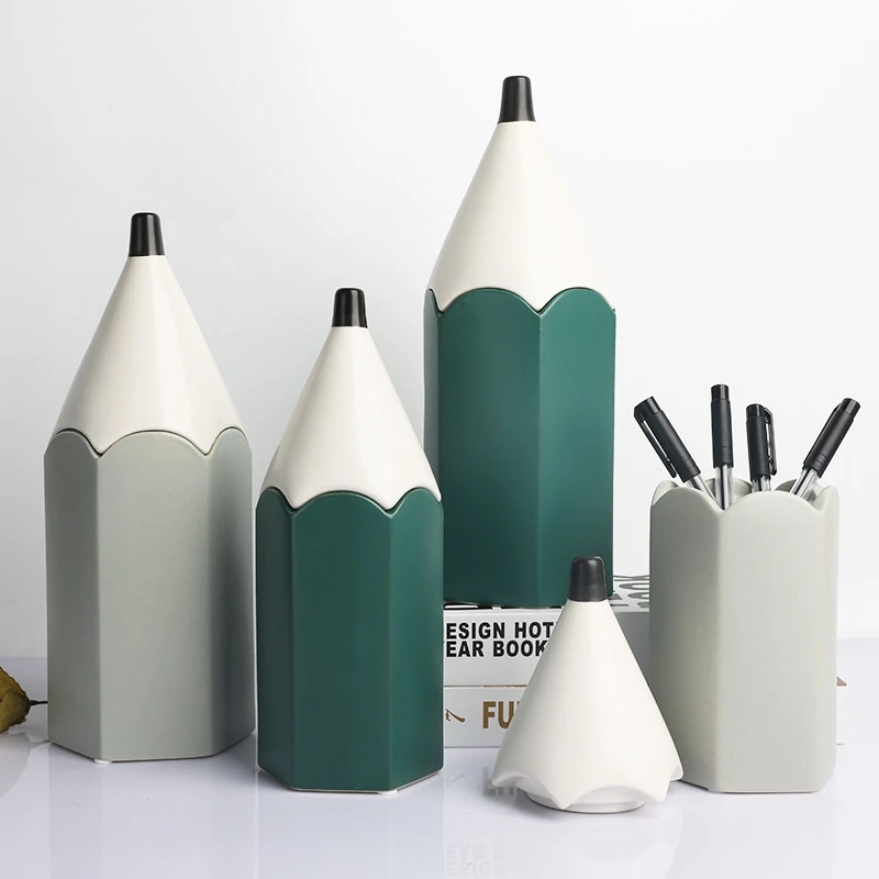 Ins Modern Creative Pencil Children's Room Soft Decoration Fun Ceramic Pen Holder Storage Jar
Ins Modern Creative Pencil Children's Room Soft Decoration Fun Ceramic Pen Holder Storage Jar