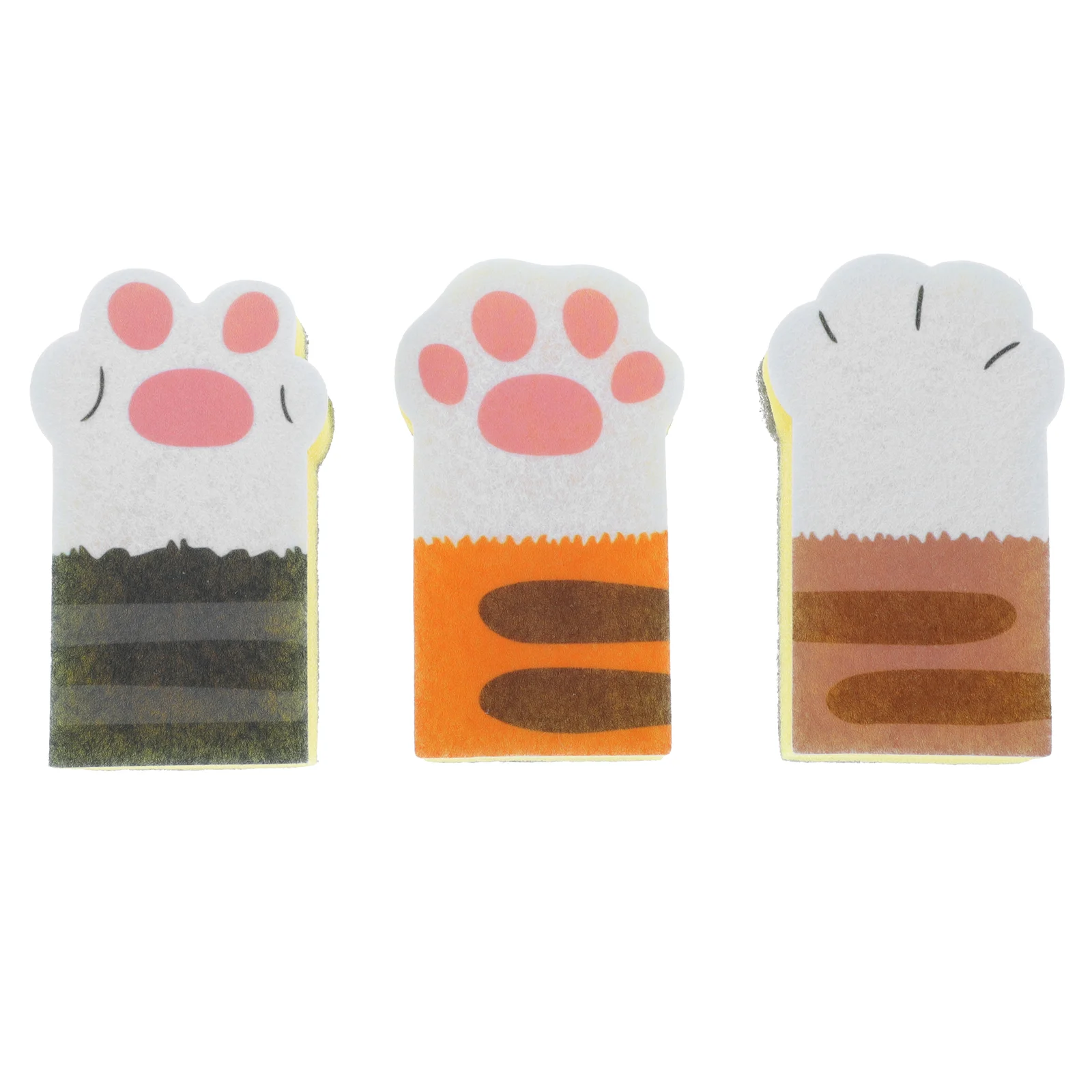 3Pcs Cat Claw Sponge Wipe Thickened Scouring Pad Cleaning Dishcloth for Kitchen
3Pcs Cat Claw Sponge Wipe Thickened Scouring Pad Cleaning Dishcloth for Kitchen