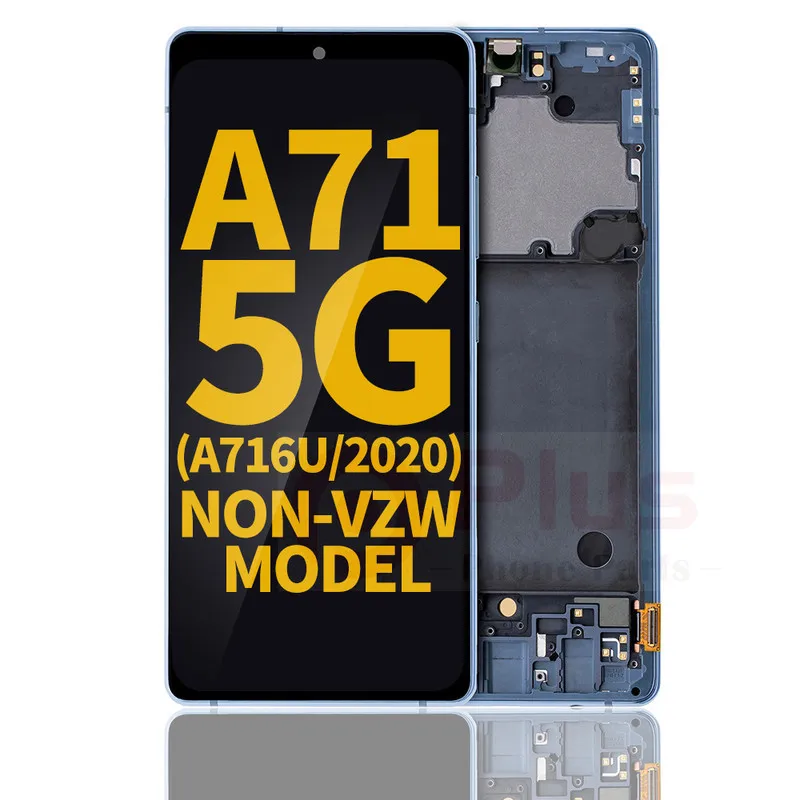 AMOLED Display Assembly With Frame Replacement For Samsung Galaxy A71 5G (A716U/2020) (Refurbished) (Prism Cube Blue)
AMOLED Display Assembly With Frame Replacement For Samsung Galaxy A71 5G (A716U/2020) (Refurbished) (Prism Cube Blue)
