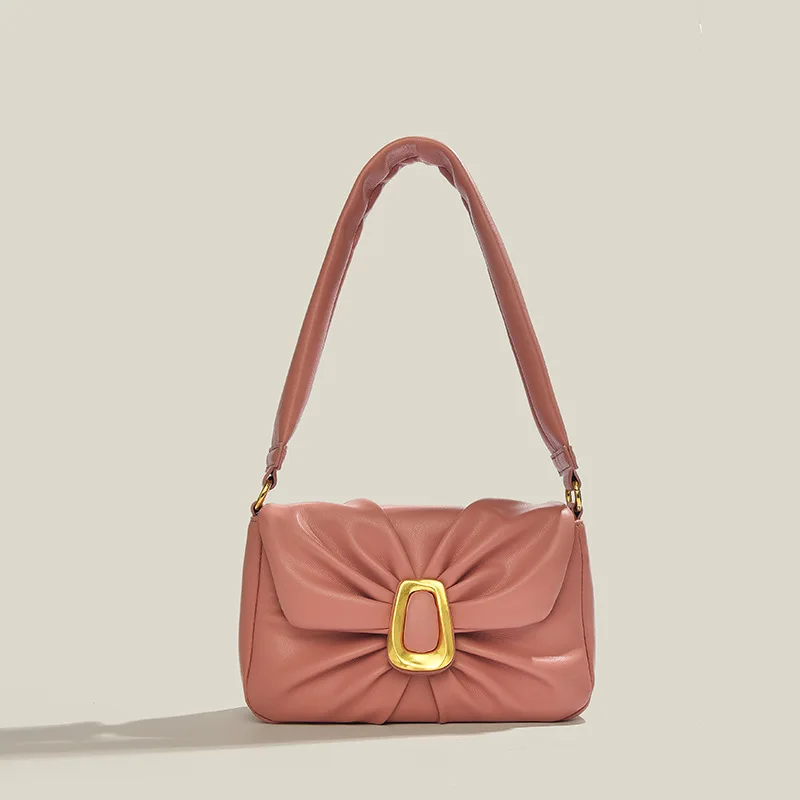 Simple Pleated Underarm Shoulder Bag Woman Designer Pu Soft Leather Women Crossbody Bag Luxury Solid Handbag Large Purse Ladies
Simple Pleated Underarm Shoulder Bag Woman Designer Pu Soft Leather Women Crossbody Bag Luxury Solid Handbag Large Purse Ladies