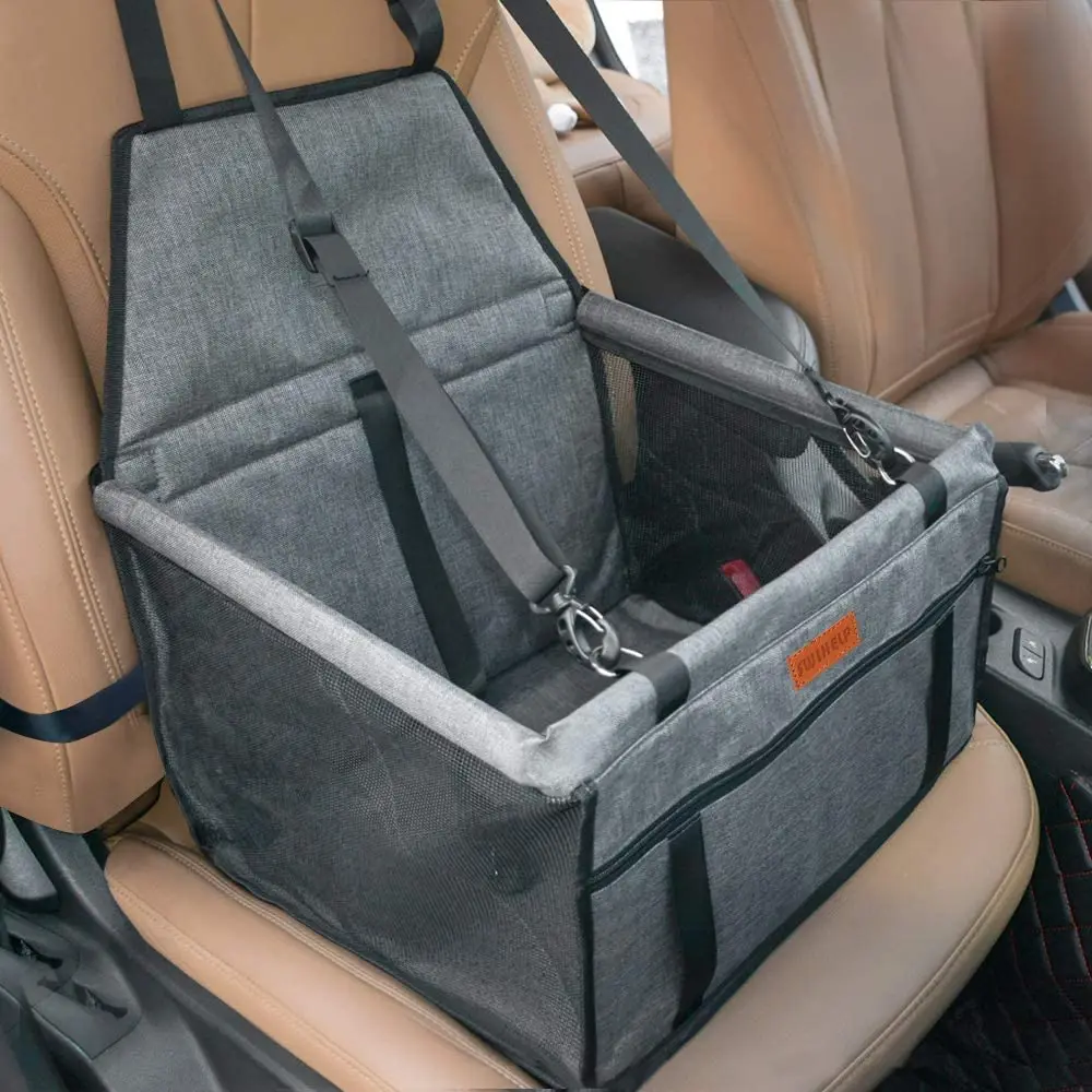 Pet Car Booster Seat Travel Carrier Cage, Oxford Breathable Folding Soft Washable Travel Bags for Dogs Cats or Other Small Pet
Pet Car Booster Seat Travel Carrier Cage, Oxford Breathable Folding Soft Washable Travel Bags for Dogs Cats or Other Small Pet