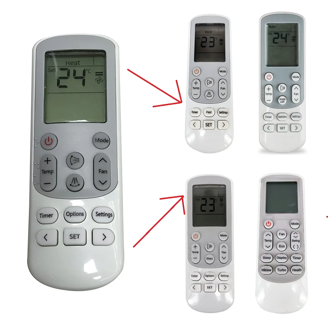 New Universal AC Remote Control For Samsung Air Conditioner DB93-15882Q DB93-14643 DB93-1463T DB93-1463S DB93-14643S DB93-14643F
New Universal AC Remote Control For Samsung Air Conditioner DB93-15882Q DB93-14643 DB93-1463T DB93-1463S DB93-14643S DB93-14643F