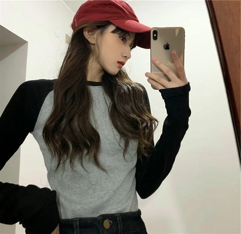 Warm t-shirt female student thickened spring stripe thin long sleeved shirt half high collar bottomed shirt female tops
Warm t-shirt female student thickened spring stripe thin long sleeved shirt half high collar bottomed shirt female tops