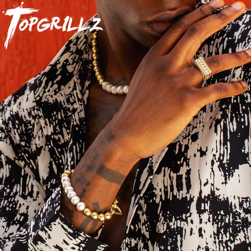 TOPGRILLZ 2022 новый набор ювелирных изделий для пары, ожерелье с натуральным жемчугом, в стиле хип-хоп, панк, женский/мужской ювелирный набор
TOPGRILLZ 2022 новый набор ювелирных изделий для пары, ожерелье с натуральным жемчугом, в стиле хип-хоп, панк, женский/мужской ювелирный набор