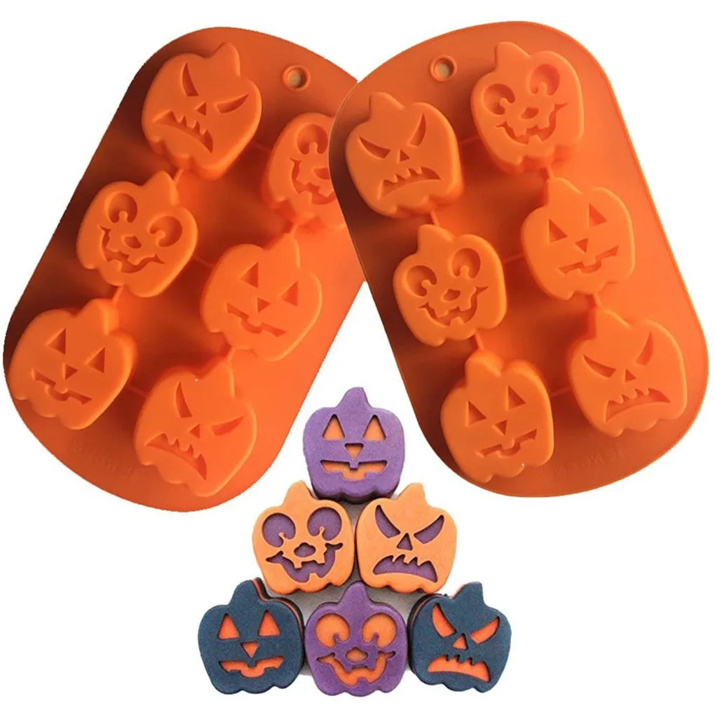 Cake Mould Pumpkin Shaped Silicone Chocolate Baking Mold for Ice Cube Halloween Bakery Tool
Cake Mould Pumpkin Shaped Silicone Chocolate Baking Mold for Ice Cube Halloween Bakery Tool