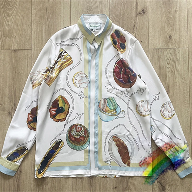 Casablanca Shirt Men Women 1:1 Best Quality Long Sleeve Hawaii Beach Silk Shirts
Casablanca Shirt Men Women 1:1 Best Quality Long Sleeve Hawaii Beach Silk Shirts