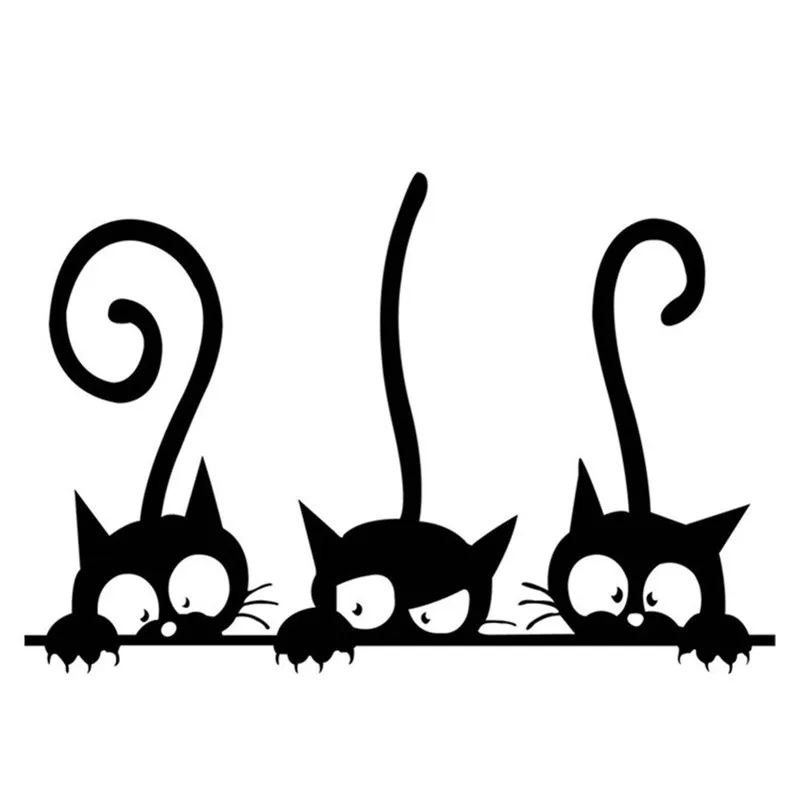 3 Black Cats Wall Sticker Room Decor Home Decoration Accessories Self Adhesive PVC Carved Sticker for Refrigerator Cartoon
3 Black Cats Wall Sticker Room Decor Home Decoration Accessories Self Adhesive PVC Carved Sticker for Refrigerator Cartoon