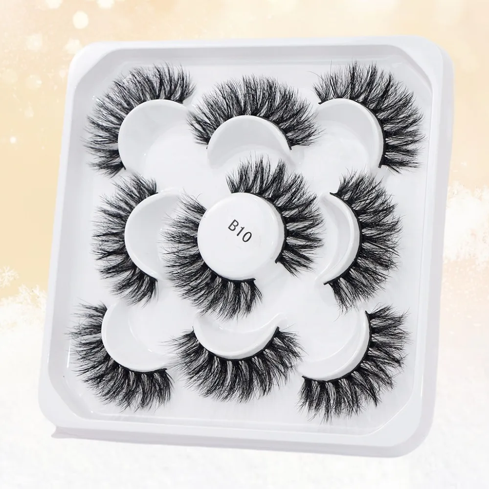 New 5 Pairs Natural 3D False Eyelashes Fluffy Soft Wispy Natural Cross Eyelash Extension Reusable Lashes Mink False Eyelashes Ma
New 5 Pairs Natural 3D False Eyelashes Fluffy Soft Wispy Natural Cross Eyelash Extension Reusable Lashes Mink False Eyelashes Ma