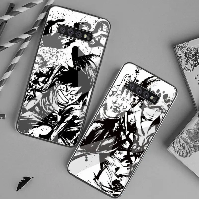 Anime One Piece black and white Phone Case Tempered Glass For Samsung S20 Plus S7 S8 S9 S10 Plus Note 8 9 10 Plus
Anime One Piece black and white Phone Case Tempered Glass For Samsung S20 Plus S7 S8 S9 S10 Plus Note 8 9 10 Plus