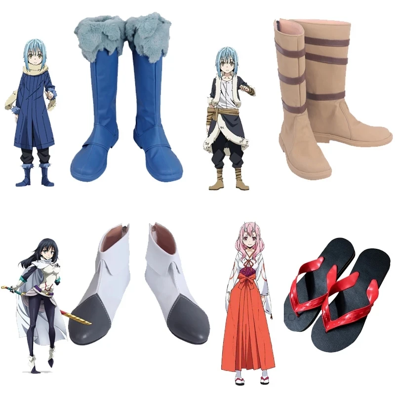 That Time I Got Reincarnated as a Slime Rimuru Tempest Boots Shoes Cosplay Props Accessories Shuna Slippers for Halloween Party
That Time I Got Reincarnated as a Slime Rimuru Tempest Boots Shoes Cosplay Props Accessories Shuna Slippers for Halloween Party