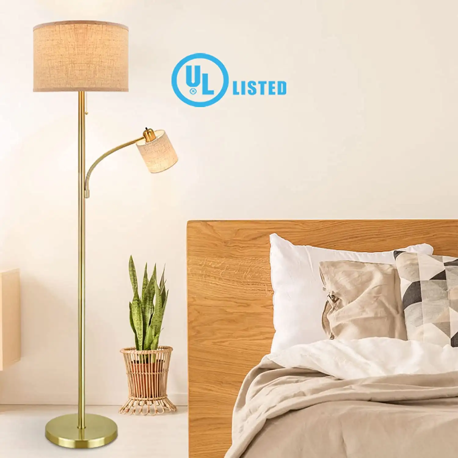HMTX 2 Head Mother and Child Standing Floor Lamp, Gold Iron Reading Floor Lamps, Eye-Care Floor Light for Living Rooms, Bedrooms
HMTX 2 Head Mother and Child Standing Floor Lamp, Gold Iron Reading Floor Lamps, Eye-Care Floor Light for Living Rooms, Bedrooms