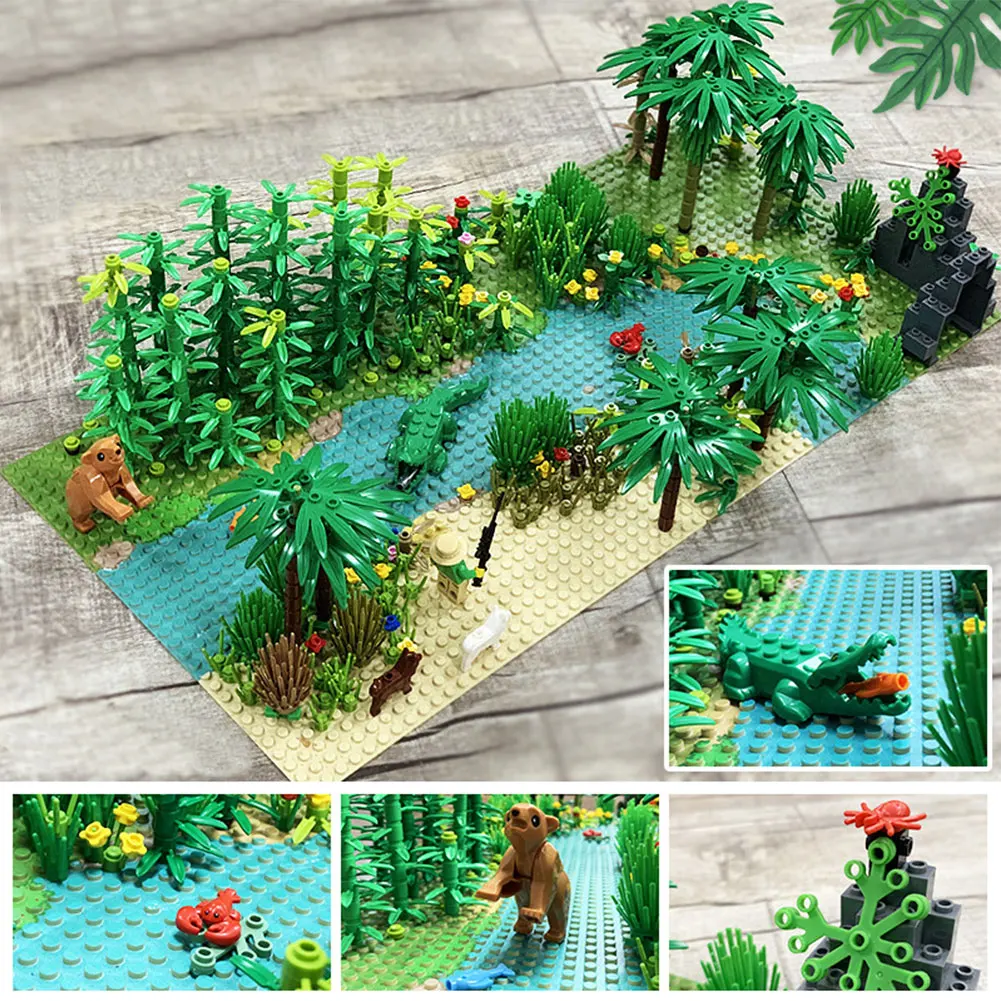 Детский конструктор «тропический лес и река» 
Детский конструктор «тропический лес и река»