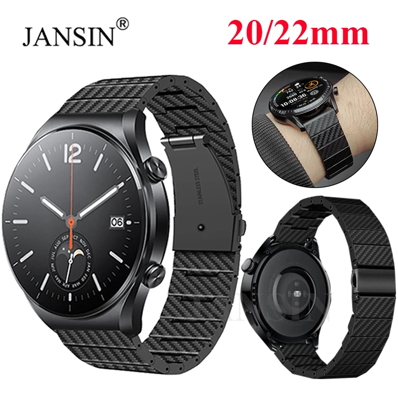 Carbon Fiber 20mm 22mm Band Strap For Samsung Galaxy Watch 3 Classic 42 46mm Active2 Bracelet Amazfit Bip GTS/2e/3/GTS2 Mini GTR
Carbon Fiber 20mm 22mm Band Strap For Samsung Galaxy Watch 3 Classic 42 46mm Active2 Bracelet Amazfit Bip GTS/2e/3/GTS2 Mini GTR
