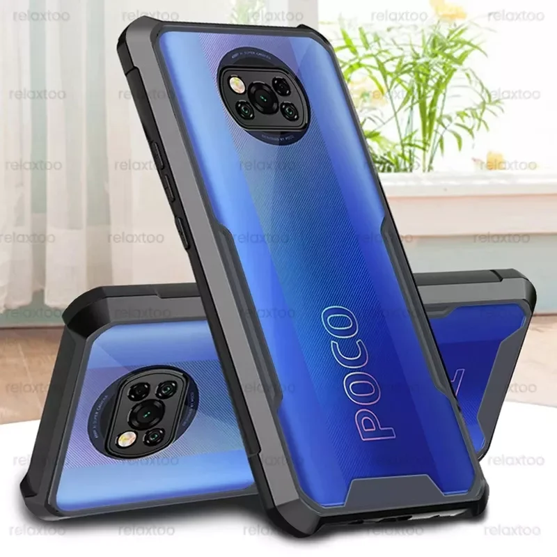 Fundas X3Poco Case Poco-X3 Coque Clear Acrylic Heavy Duty Cover Capa Poko Pocco Little X3 X 3 Pro NFC NFS Armor Protective Shell
Fundas X3Poco Case Poco-X3 Coque Clear Acrylic Heavy Duty Cover Capa Poko Pocco Little X3 X 3 Pro NFC NFS Armor Protective Shell