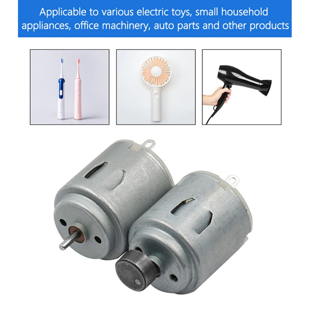 Mini 260 Motor DC 3-12V Electric Machinery Tools High Speed Toy Car Fan DIY Strong Magnetic Toy Car DIY DC Motors
Mini 260 Motor DC 3-12V Electric Machinery Tools High Speed Toy Car Fan DIY Strong Magnetic Toy Car DIY DC Motors