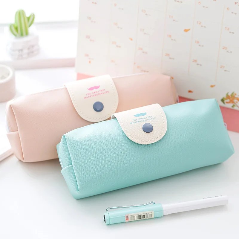 1Pc Pencil Case Kawaii Large Capacity Zipper Bag Durable Mustache Cosmetic Stationery Pouch for Gift Office Cute School Supplies
1Pc Pencil Case Kawaii Large Capacity Zipper Bag Durable Mustache Cosmetic Stationery Pouch for Gift Office Cute School Supplies