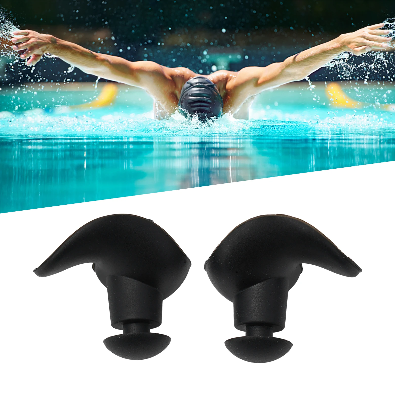 1 Pair Spiral Soft Earplugs Swimming Silicone Waterproof Dust-Proof Earplugs Anti-noise Accessories For Water Sports Swimming
1 Pair Spiral Soft Earplugs Swimming Silicone Waterproof Dust-Proof Earplugs Anti-noise Accessories For Water Sports Swimming