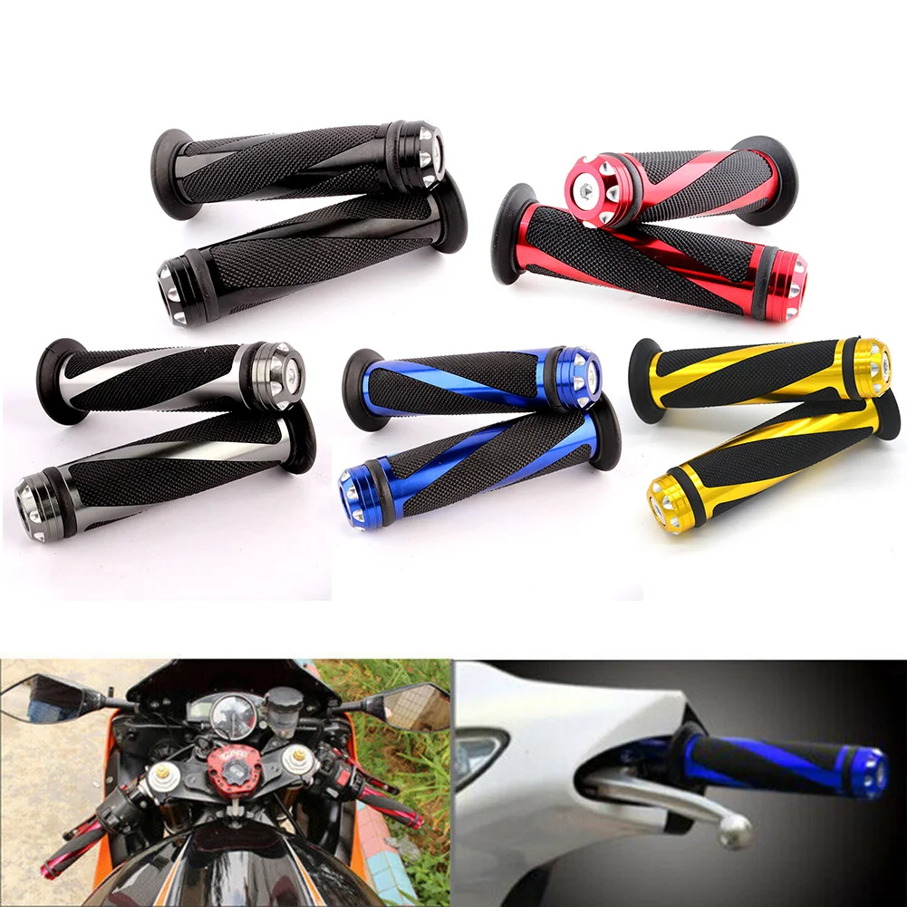 2*Motorcycle Grips Antiskid Stripe Handle Universal CNC Machined Aluminum +Rubber High Quality Motorcycle Accessories
2*Motorcycle Grips Antiskid Stripe Handle Universal CNC Machined Aluminum +Rubber High Quality Motorcycle Accessories