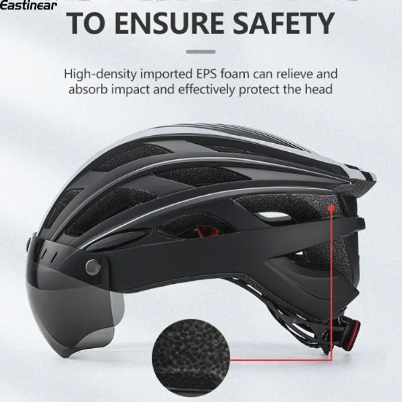 

Eastinear велосипедный шлем для мужчин и женщин, женский шлем, шлем для дорожного горного велосипеда, линзы для шлема, велосипедный спорт, скейтборд, скутер